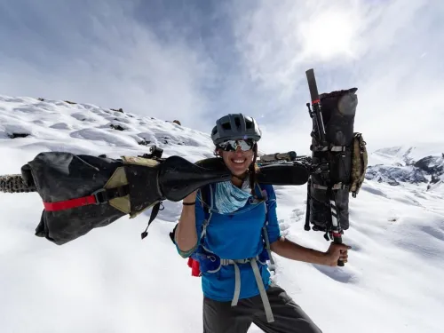 Revelate Sweetroll, Terrapin and Gas Tank in action